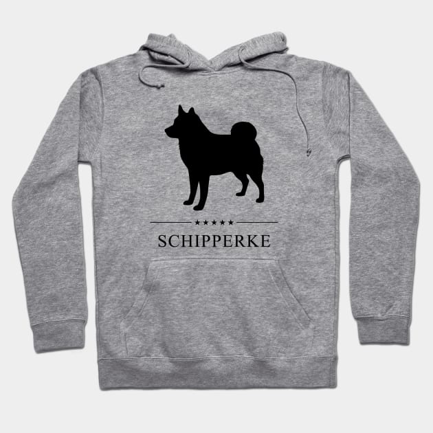 Schipperke Black Silhouette Hoodie by millersye